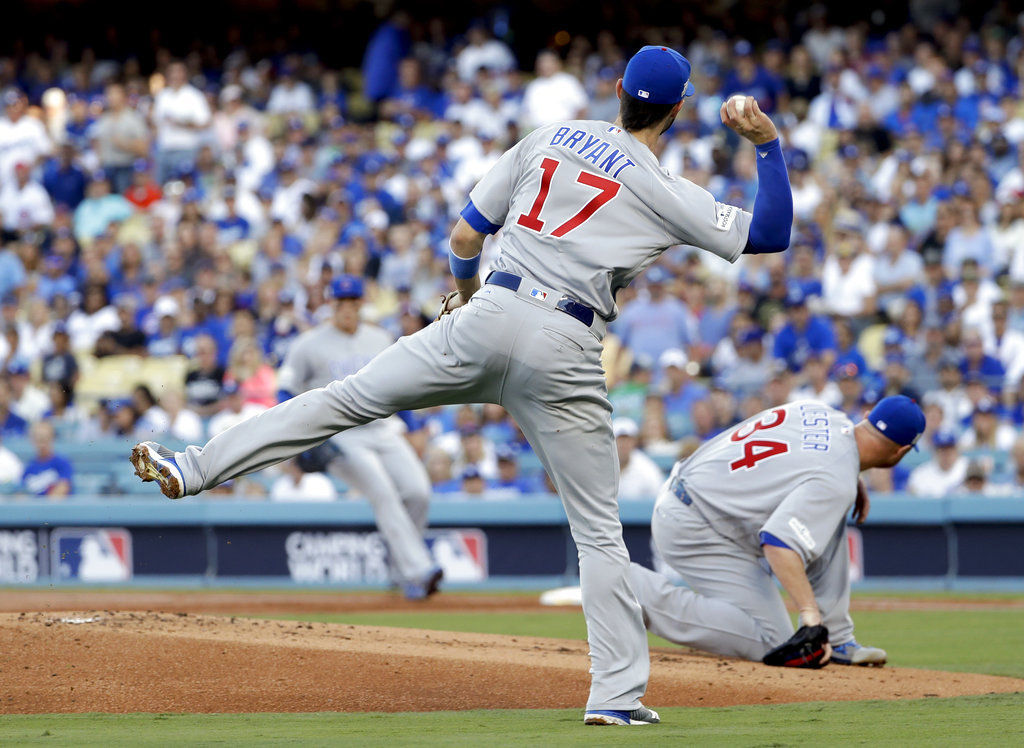NLCS Cubs Dodgers Baseball
